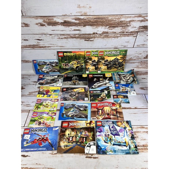 Assorted Lego Manuals lot of 20 - Picture 1 of 6